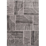 Rapture Animal Print Area Rug in Black