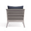 Chaise de patio avec coussins Santiago