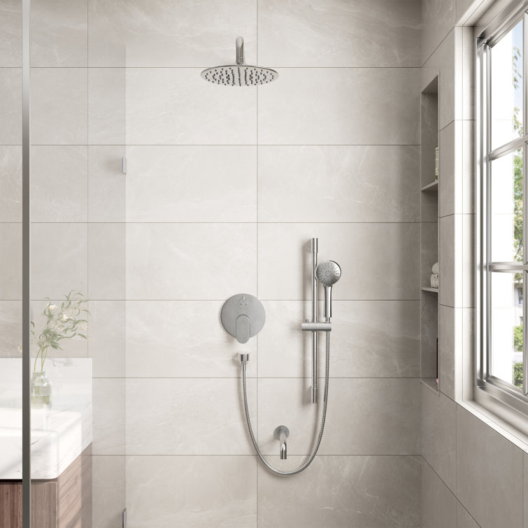 Calliope Retro Complete Shower System with Rough-in Valve