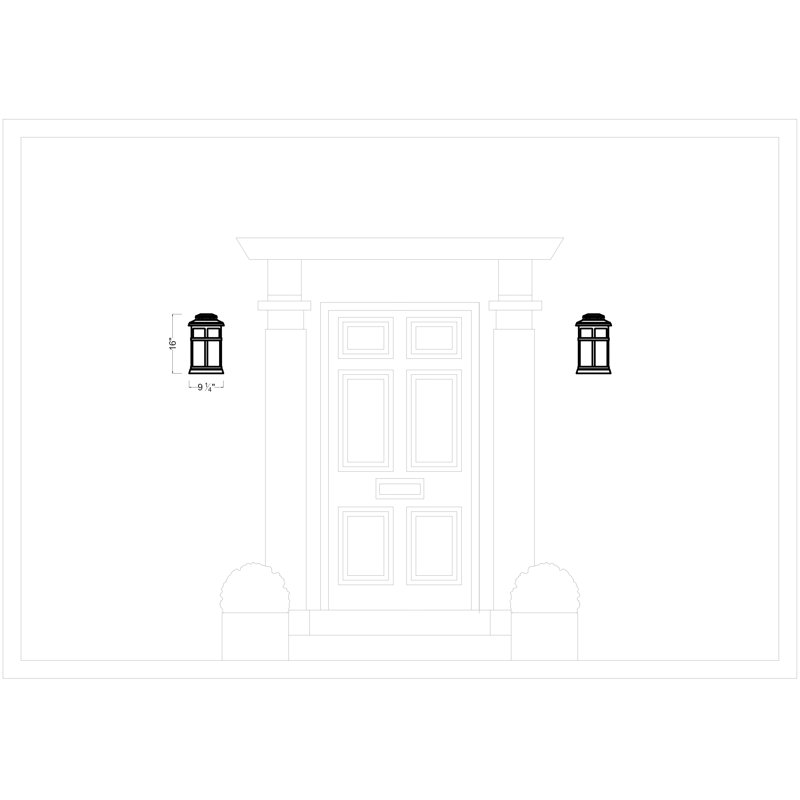 Newport 3 - Light Outdoor Wall Lantern, Antique Bronze