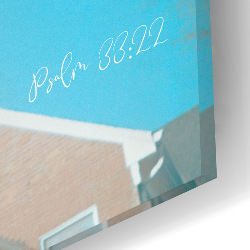  Art mural en verre «Church - dépliant Love» par Life BeautifuLEE, 24 po x 16 po, H 16 po x l 24 po