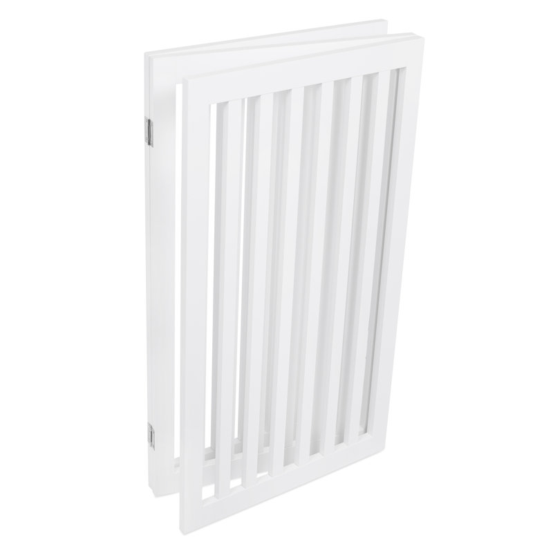 Barrière autoportante pour animaux, Blanc