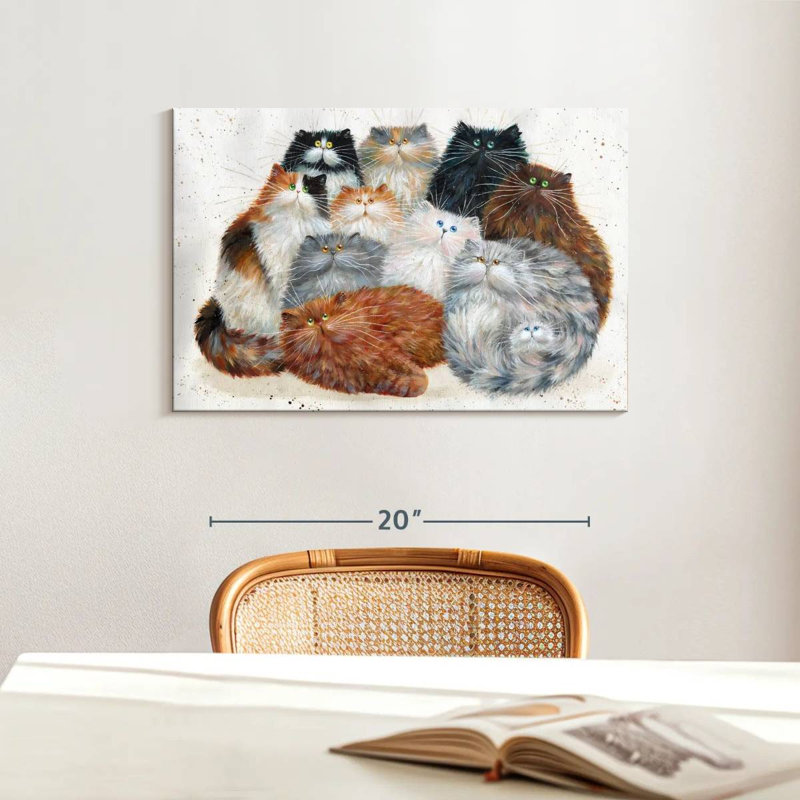 Brampt Fluffy Eleven, 16" H x 24" W