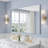 60''W X 36''H Recessed Or Surface-Mount Bathroom Medicine Cabinet With Mirror And Adjustable Glass Shelves-875622984