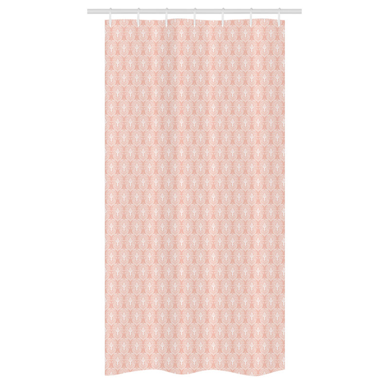 Geometric Shower Curtain with Hooks Included