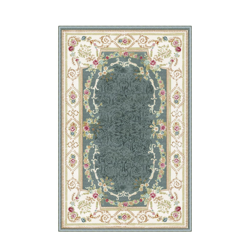 Stylish Woven Carpet, 5.2 x 7.5 Feet | 100% Polyester, 0.3 in Pile Height, Antibacterial, Non-Slip PVC Dot Underside | Machine Washable, 3D Digital Print | Perfect for Living Room, Bedroom & Home Décor
