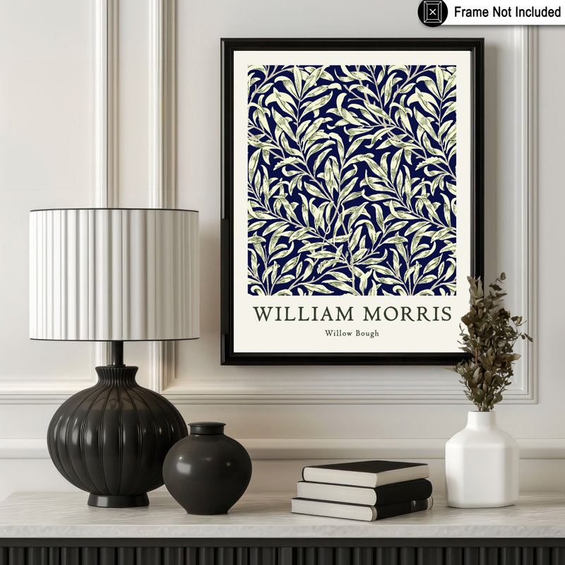 William Morris - Willow Bough No2, Unframed, Poster, 11"H x 14"W