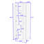 Navae Freestanding Bathroom Storage, Wooden Storage Cabinet with Two Doors-272579097