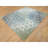 8'x9'10" Gray Wool & Silk THE HONEYCOMB Design Hand Knotted Oriental Rug 4D491A35E4C34FD489411F6663E5DD06