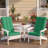 Outdoor/Indoor 5'' Adirondack Chair Seat/Back Cushion with Ties-1613452518