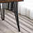 Dorann Pine Metal Base Dining Table