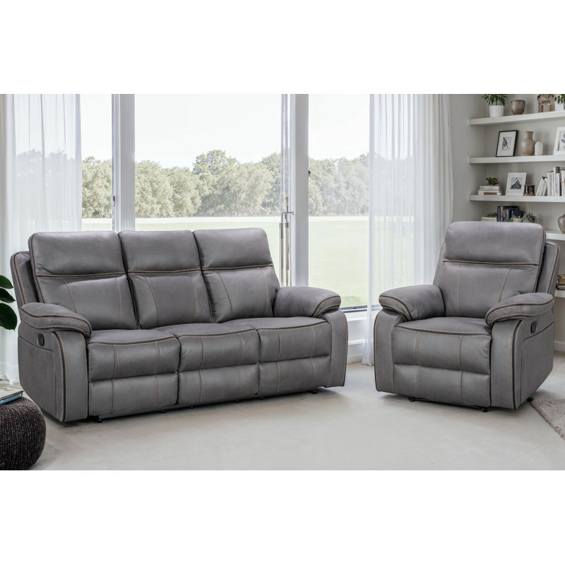 2 - Piece Faux Leather Living Room Set