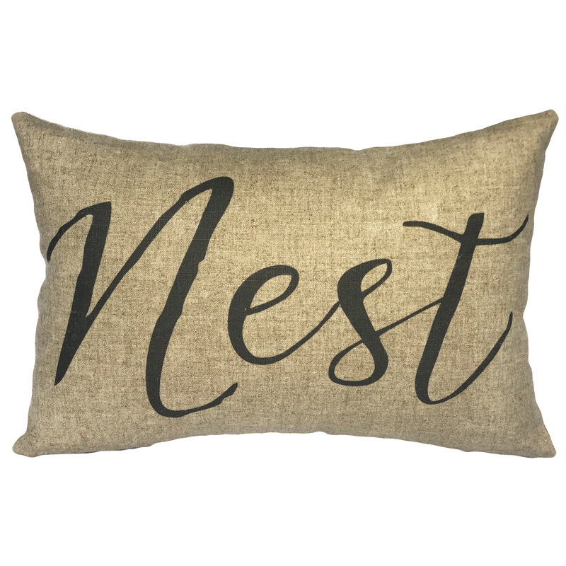 Linen Reversible Throw Pillow