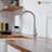 Stainless Steel Single Handle High-Arc Kitchen Faucet-71097874