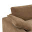 Canapé modulaire très large réversible en tissu 106 po Louvo-131234216