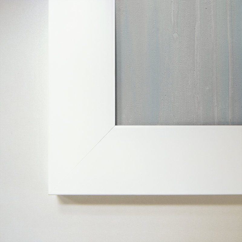 " Paysage I " by Patricia Pinto, 27.5" H x 21.5" W x 0.75" D, White Frame