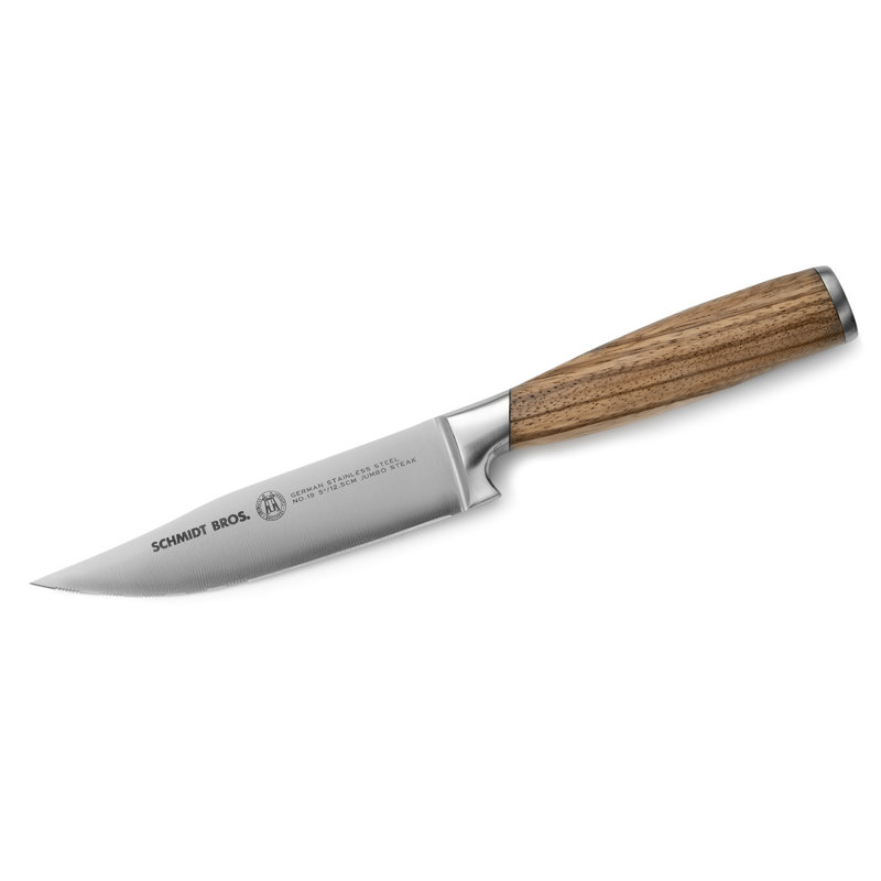 Zebra Wood 4-Piece Steak Knife Set