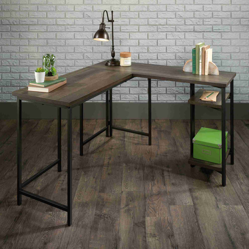 Bureau en L de style rustique