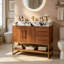 Ensemble de vanité moderne de 91 cm (36 po) avec comptoir en pierre frittée et lavabo en céramique intégrée-1016580402-1016580412