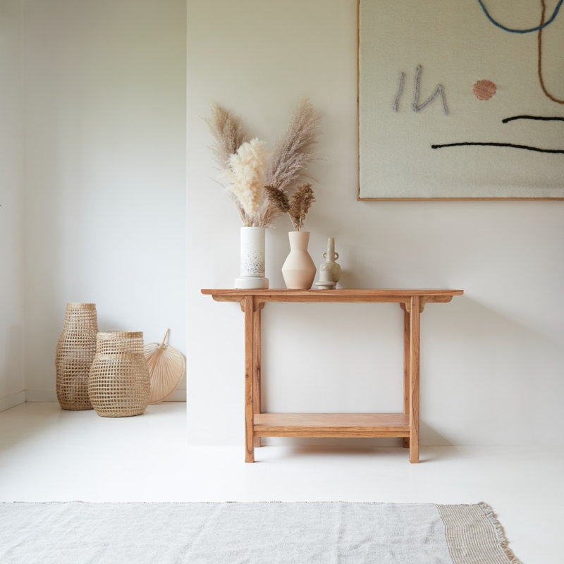 Elie 120cm Solid Wood Console Table