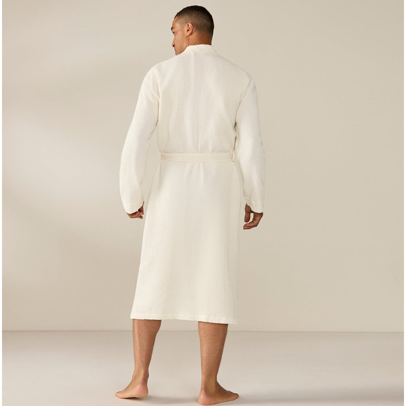Pebbled Terry Robe, Large/XLarge, Undyed