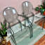 Chatfield Transparent Acrylic Dining Arm Chair – Stackable Round Back Accent & Banquet Seat for Kitchen and Dining Room-1265117101-1238332305
