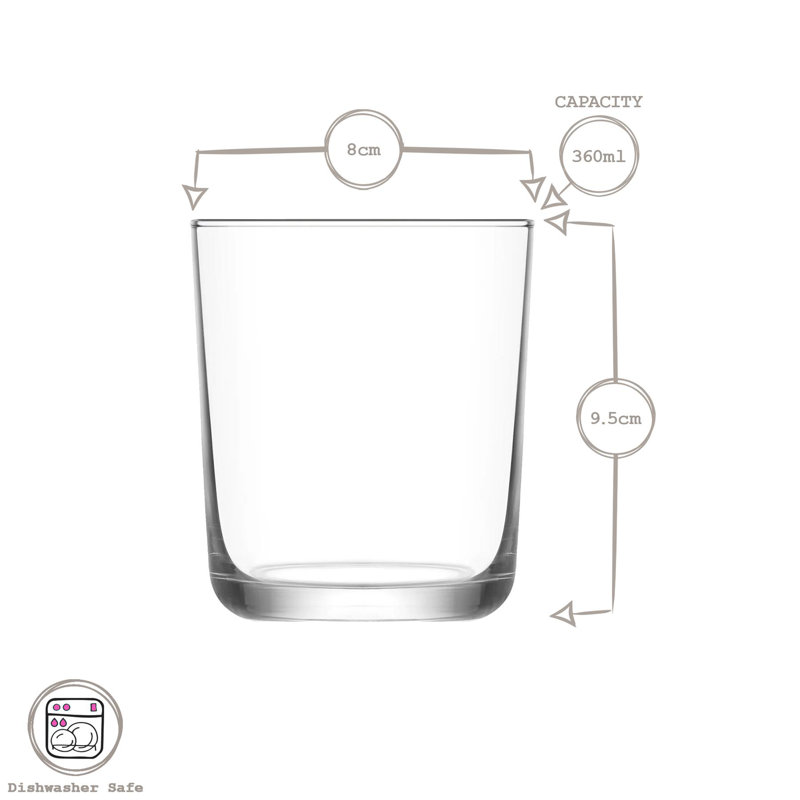 360ml Whiskey Glass