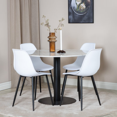 Malec Marble Dining Set