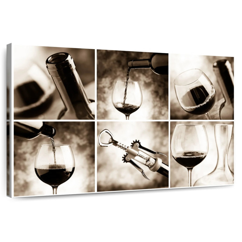 Yarlin Uncorking The Wine, 8" H x 12" W