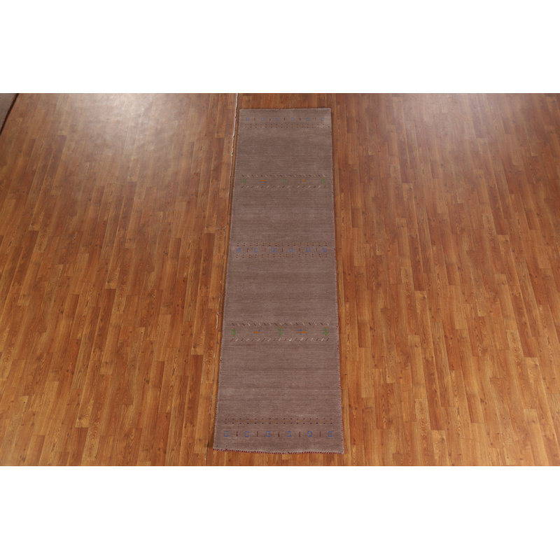 Tapis tribal brun Gabbeh 3 x 10