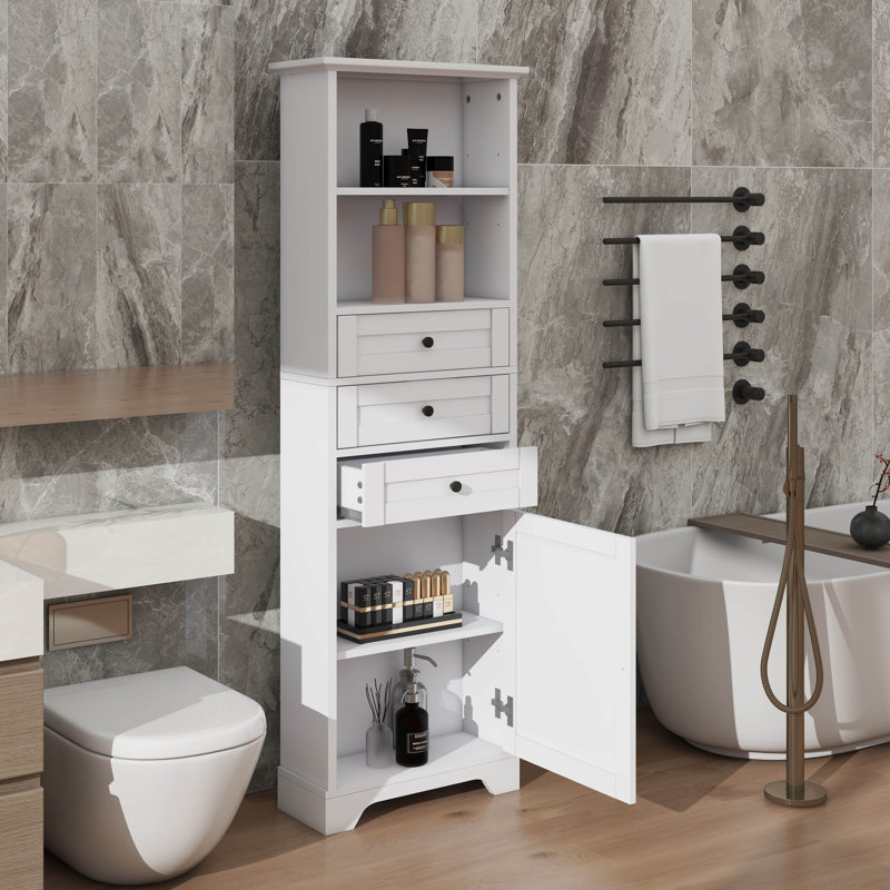 Armoires de rangement à trois tiroirs et tablette réglable parfaites pour les petits espaces