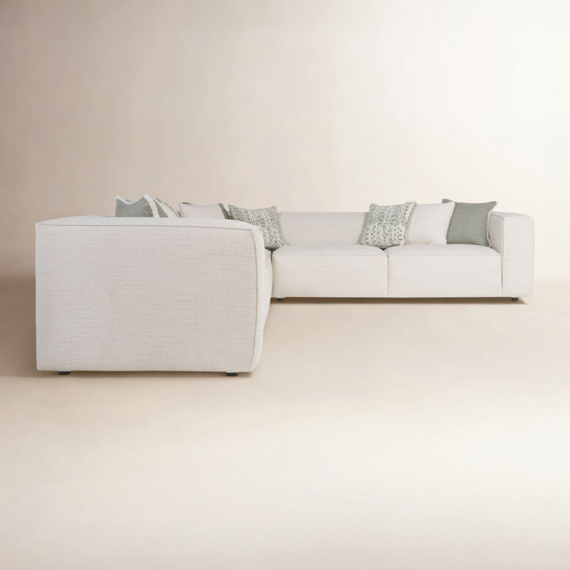 Bernhardt Bliss 4 - Piece Upholstered Sectional, 28" H x 160.5" W x 123.5" D, 6