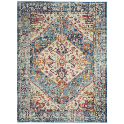 Tapis ivoire traditionnel Augusta