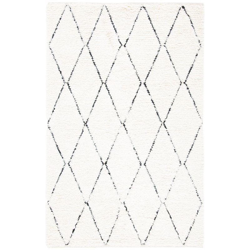 Somerton Natura Hand Woven Wool Geometric Rug, Rectangle 3' x 5'