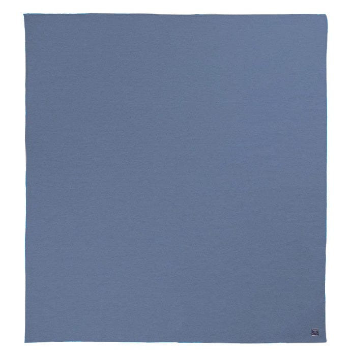 Lakefront Wool Blanket, 66" x 96", Blue