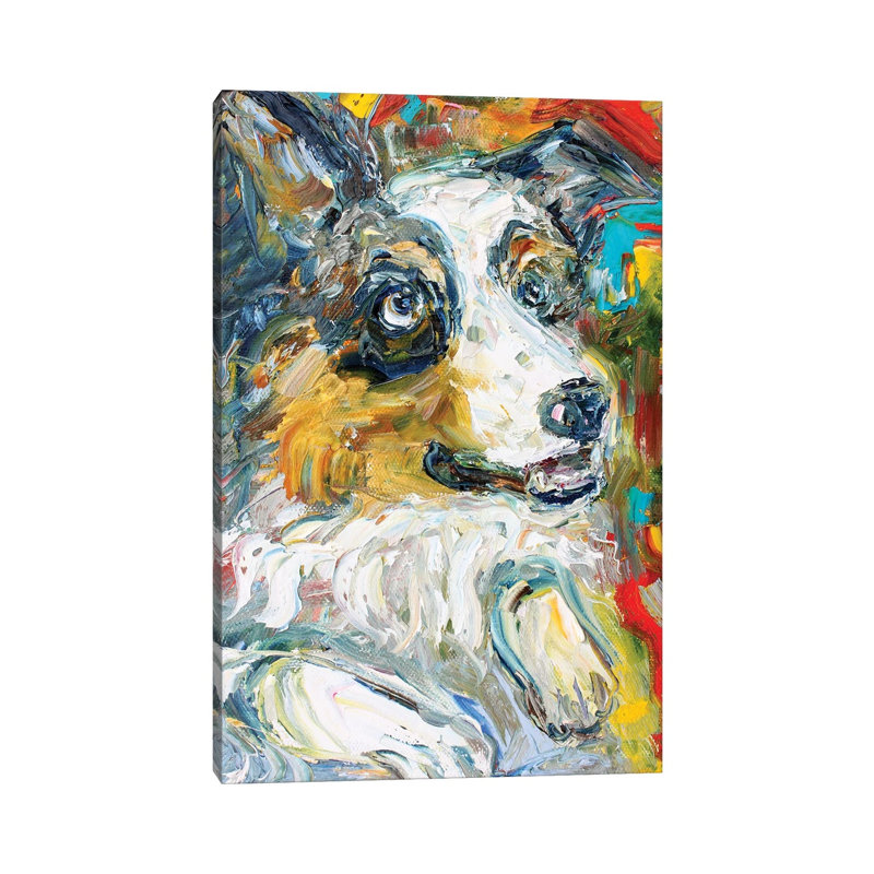 Bella by Karen Tarlton - Wrapped Canvas Painting, 20.32 cm H x 30.48 cm W
