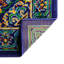 Tapis ovale oriental bleu marine / bleu / jaune-532743250