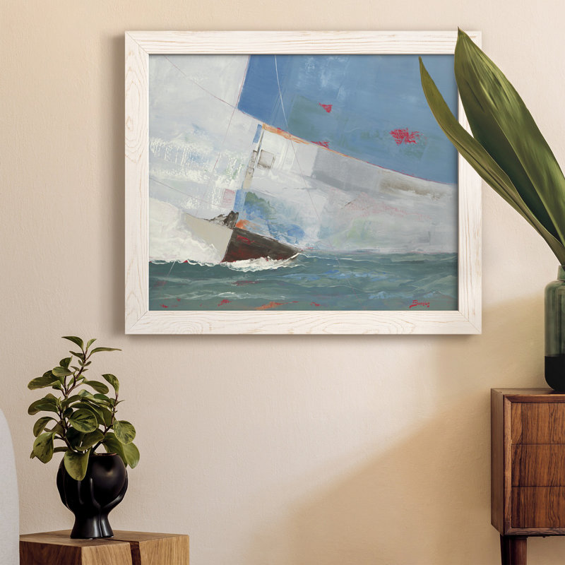 «Blues Baby», reproduction d'art sur toile encadrée, H 24 po x l 18 po x P 1,5 po, Cadre blanc