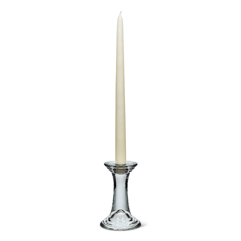 Bougeoir de table en verre 5 po
