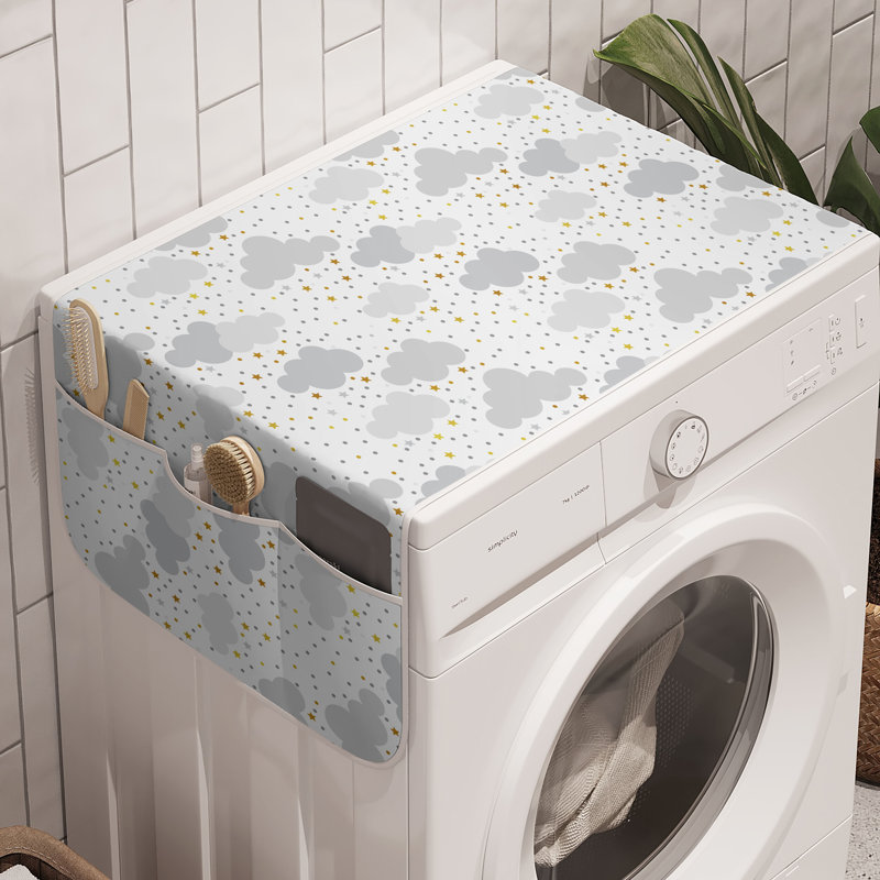 Machine à laver East Urban Home Clouds, paquet de 2, 47 po x 18,5 po