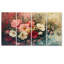 Ensemble de plantes murales roses et blanches-758597207