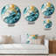 Horloge murale en or Golden Glory-93381920