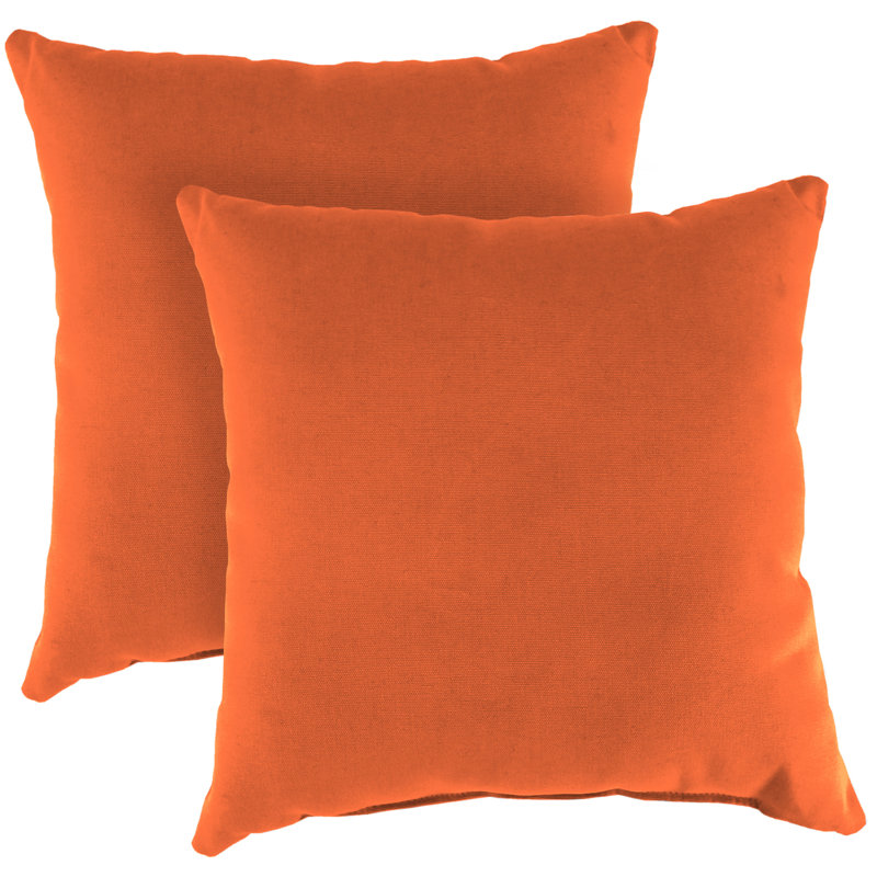 Sunbrella Outdoor Throw Pillow, Canvas Tuscan Sunbrella® Canvas