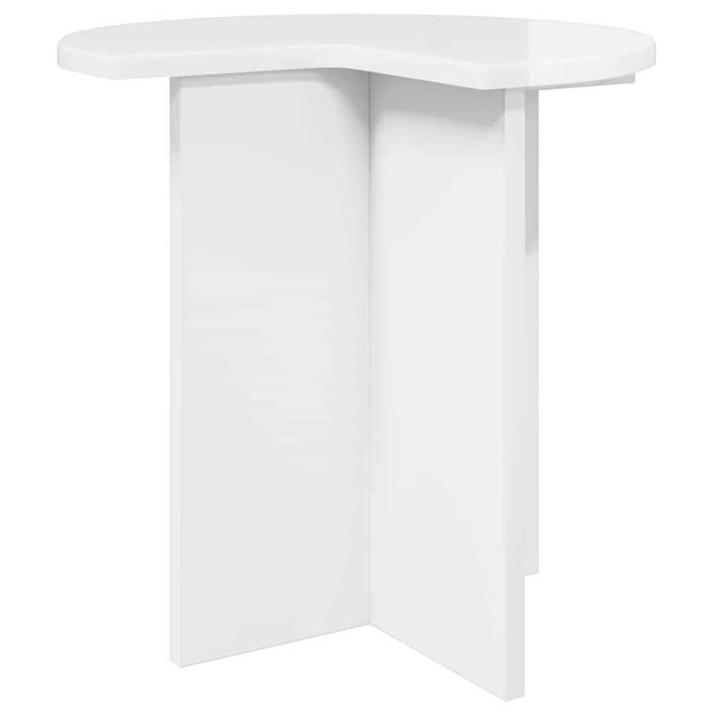 End Table, High Gloss White