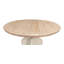 Round Pine Wood Dining Table