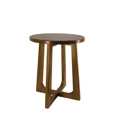 Oneridge Solid Wood Cross Legs End Table