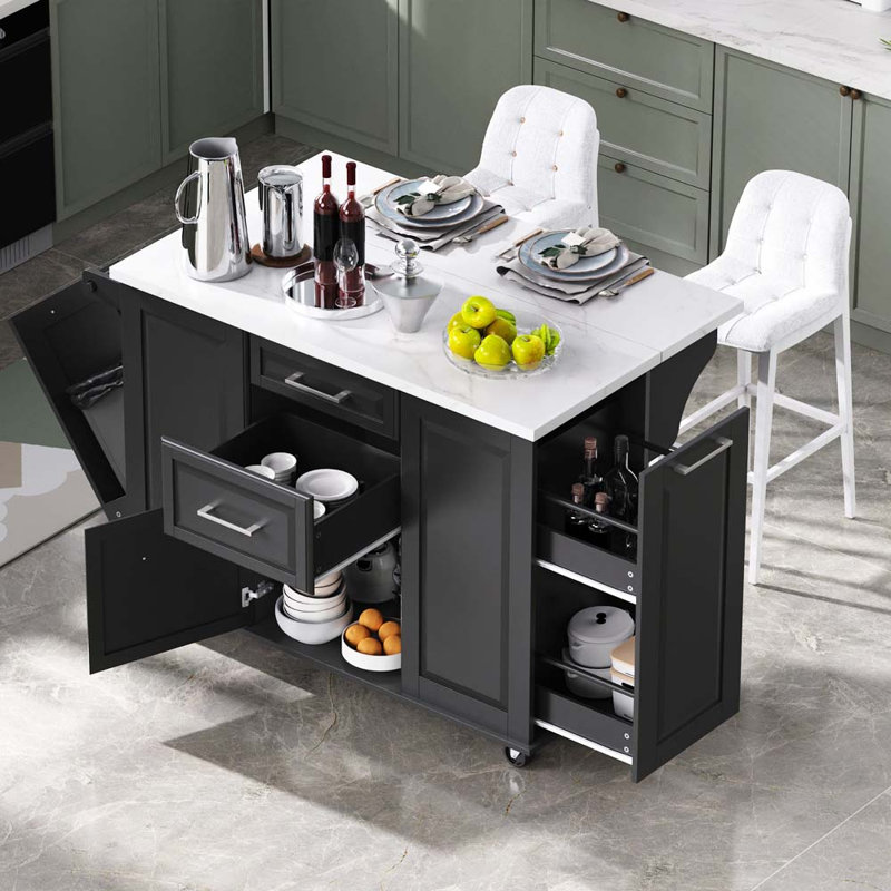 Îlot de cuisine, Noir