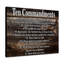 Ten Commandments Gold Tablets - Impression sur toile tendue-1098158912