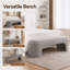 Banc de chambre rembourré 65 "pour vestibule-1784235323
