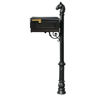 Lewiston Mailbox Aluminum Post Mounted Mailbox